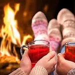 Haus Waldlounge mit Kamin